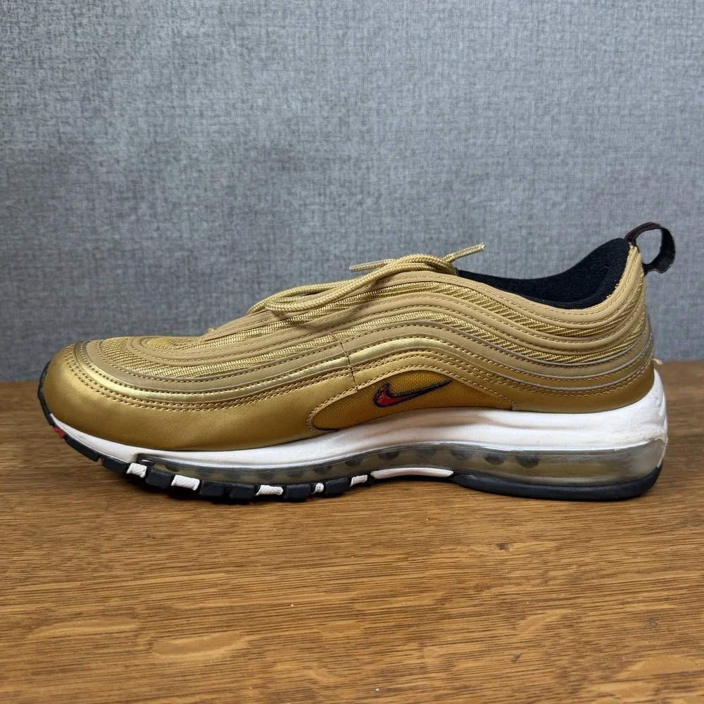Nike Air Max 97 OG Metallic Gold 2023 DM0028-700 Men's Size 11 Shoes Sneakers